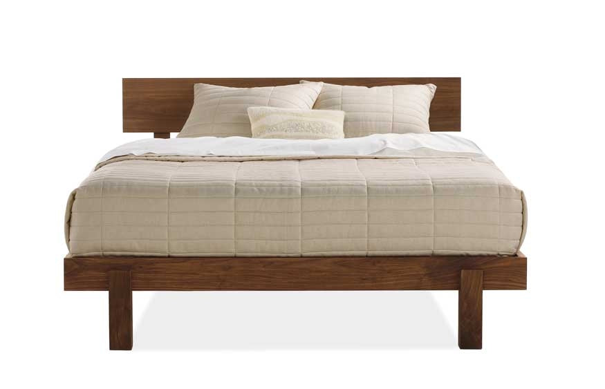 "Anders" King Bed Frame by Vermont Furniture Designs, Walnut