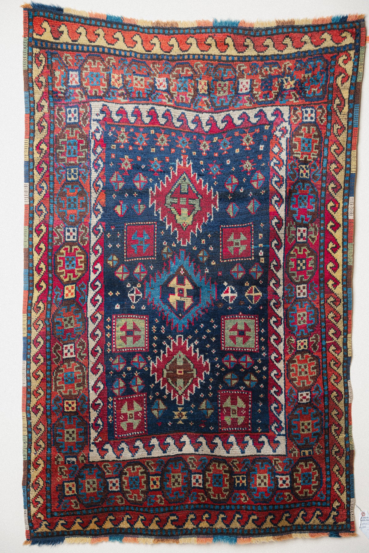 Antique Kurdish Rug, 3'9" x 5'7" - view 1