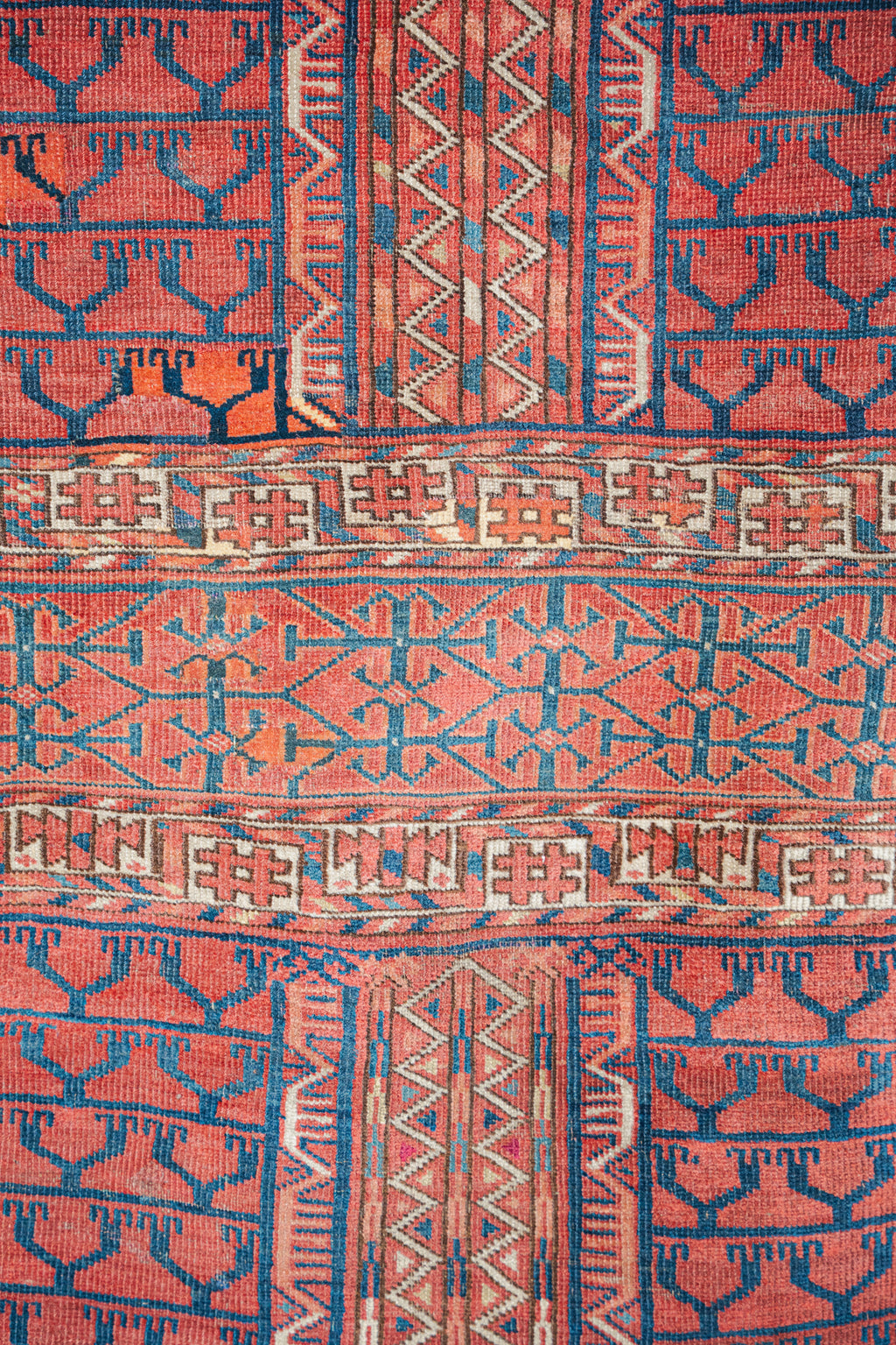 Antique Tekke Ensi, 4'5" x 5'2" - view 3
