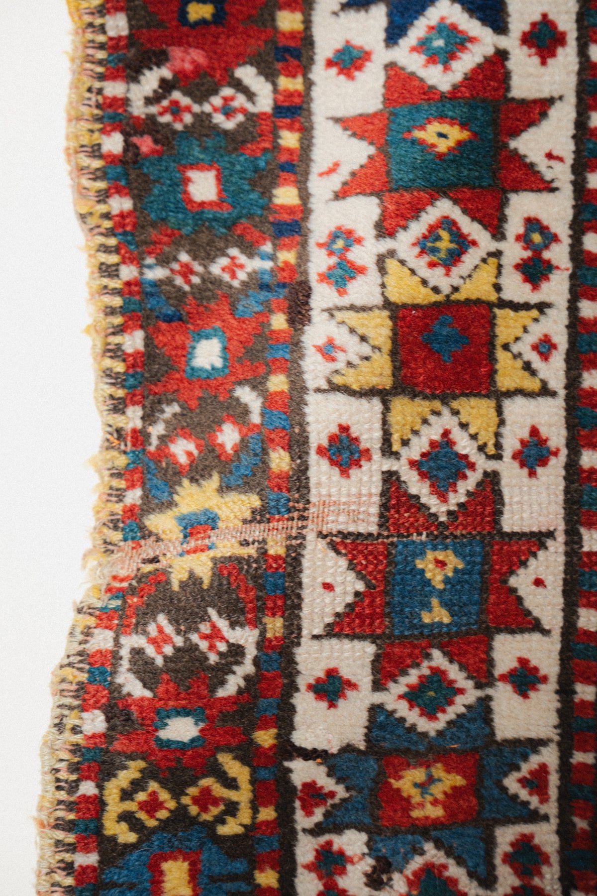 Antique Kazak Rug, 4'5" x 5'7" - view 6