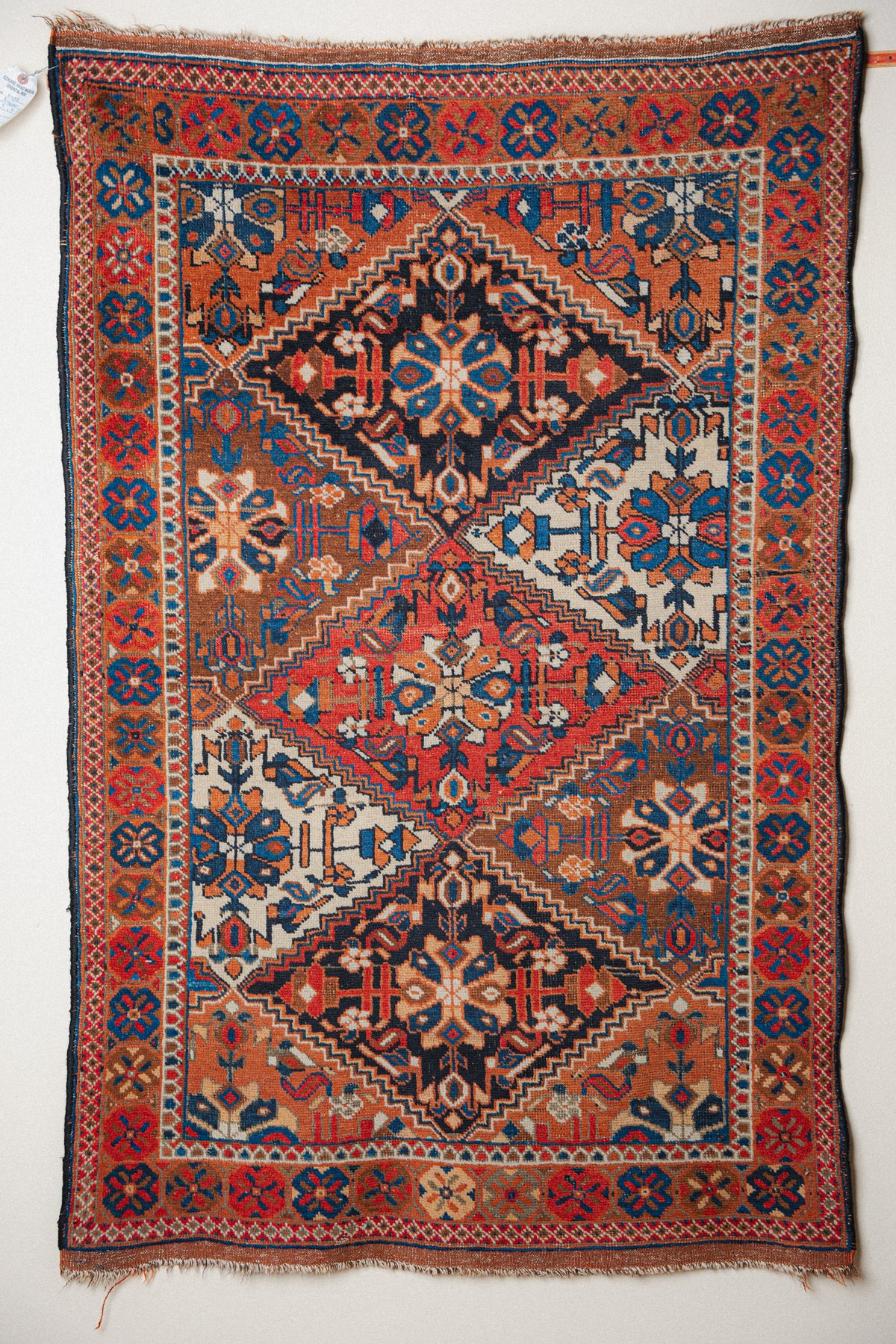 Antique Afshar Rug, 3'9" x 5'10" - view 1