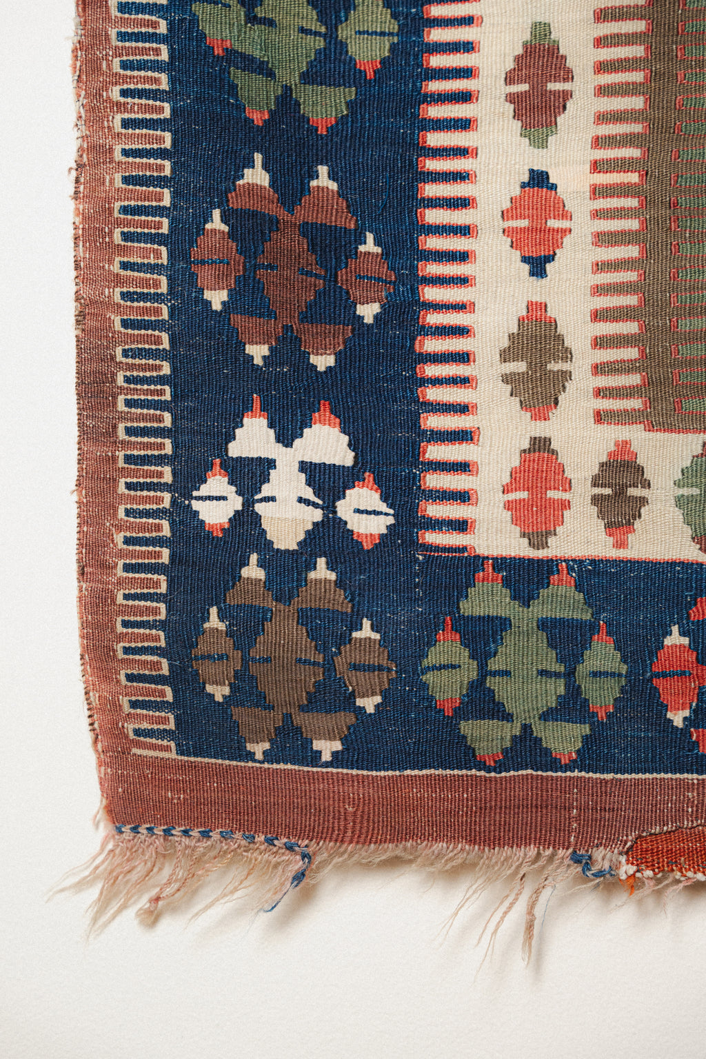 Antique Obruk Prayer Kilim, 3'9" x 5'2" - view 2