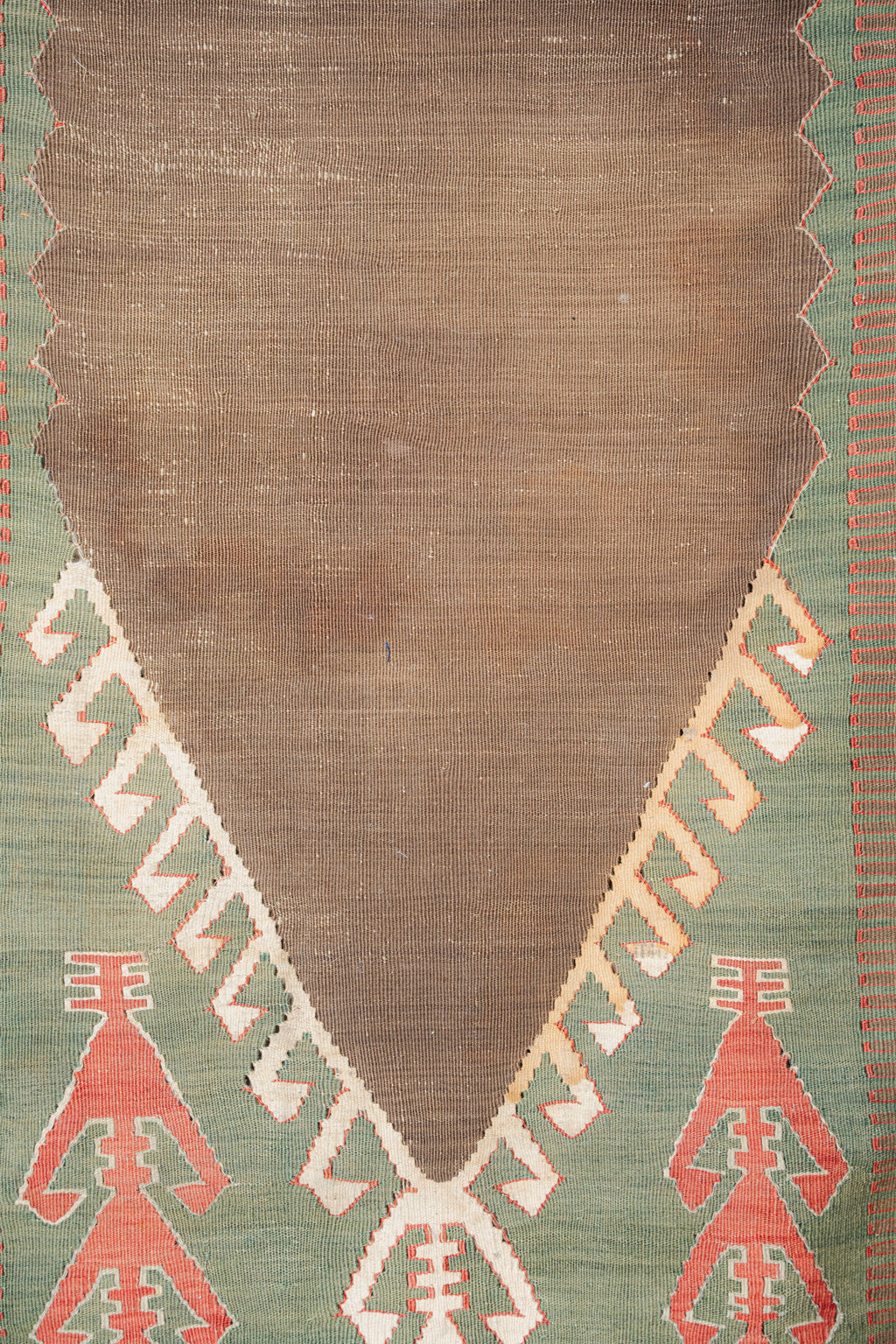 Antique Obruk Prayer Kilim, 3'9" x 5'2" - view 3