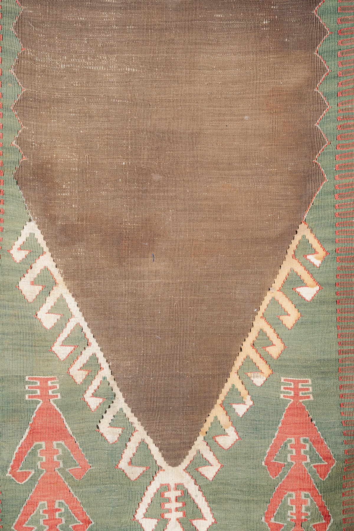 Antique Obruk Prayer Kilim, 3'9" x 5'2" - view 3