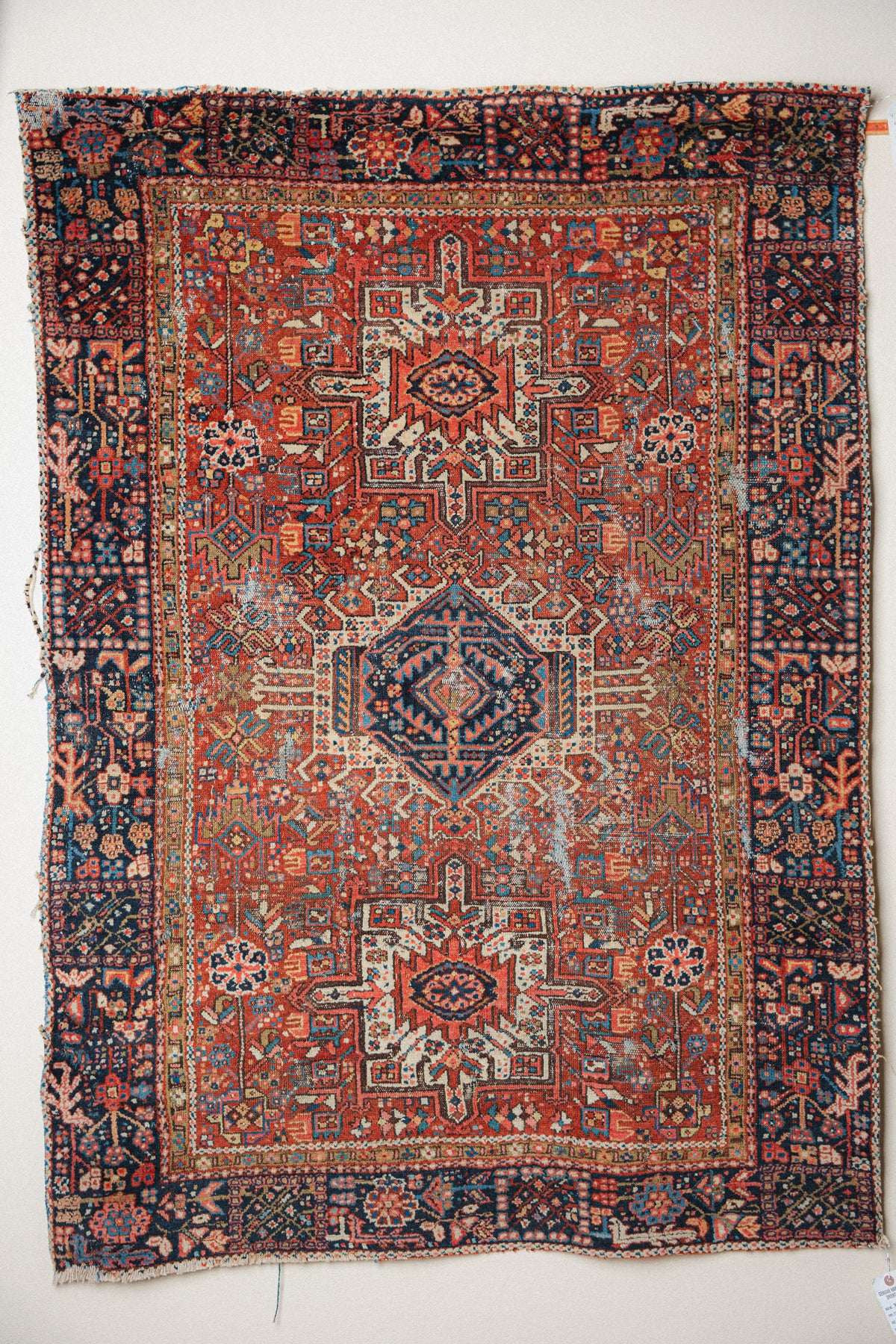 Antique Karaje Rug, 4'2" x 5'9" - view 1
