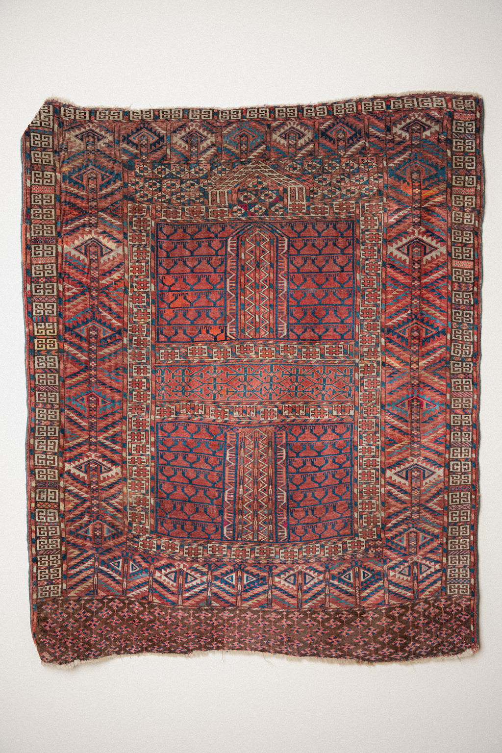 Antique Tekke Ensi, 4'5" x 5'2" - view 1