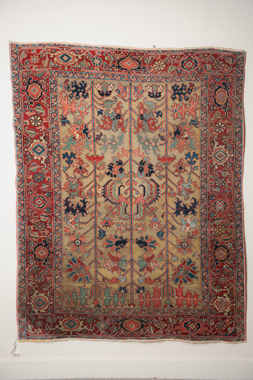 Antique Serapi Rug, 4'8" x 6' - view 1
