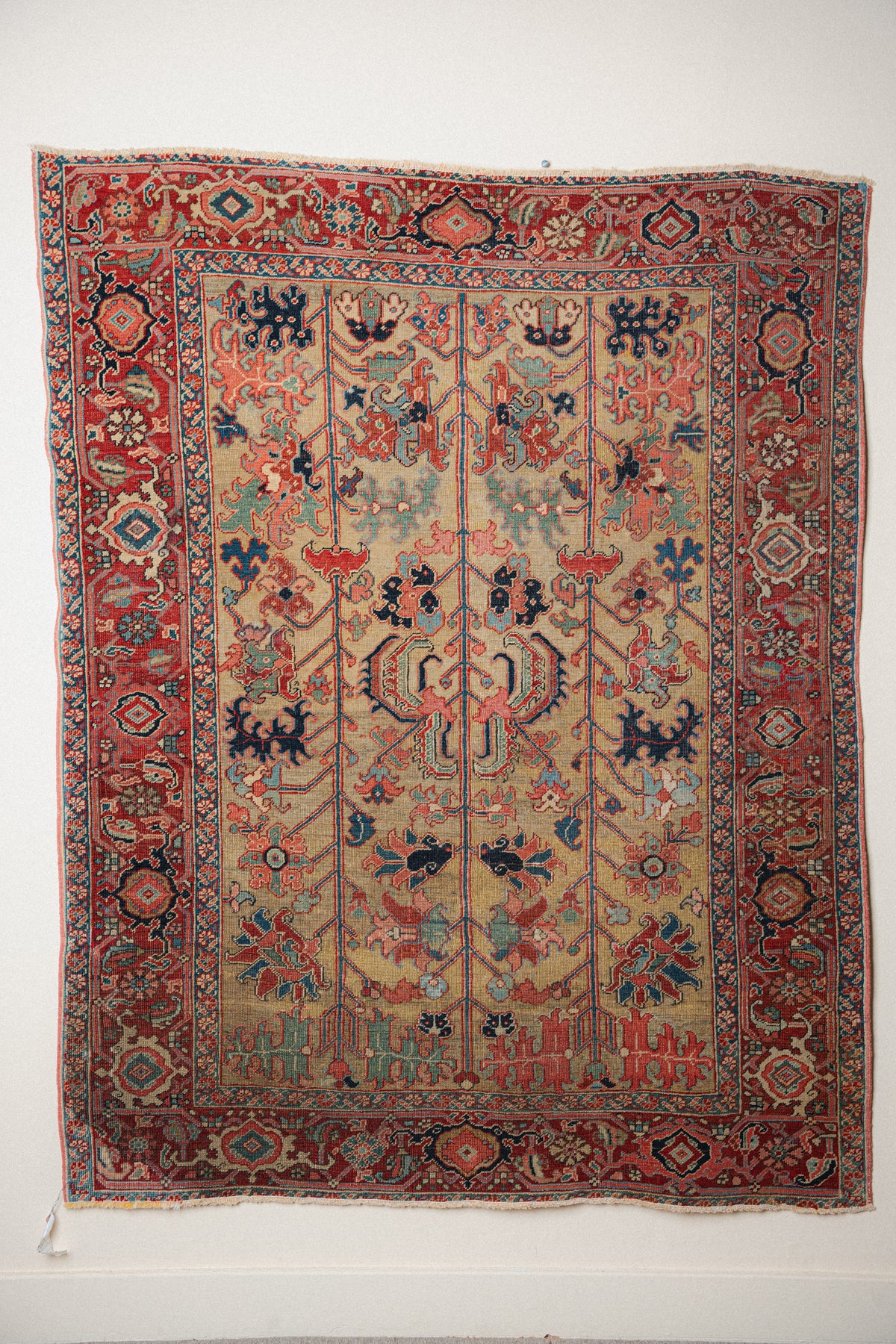 Antique Serapi Rug, 4'8" x 6' - view 1
