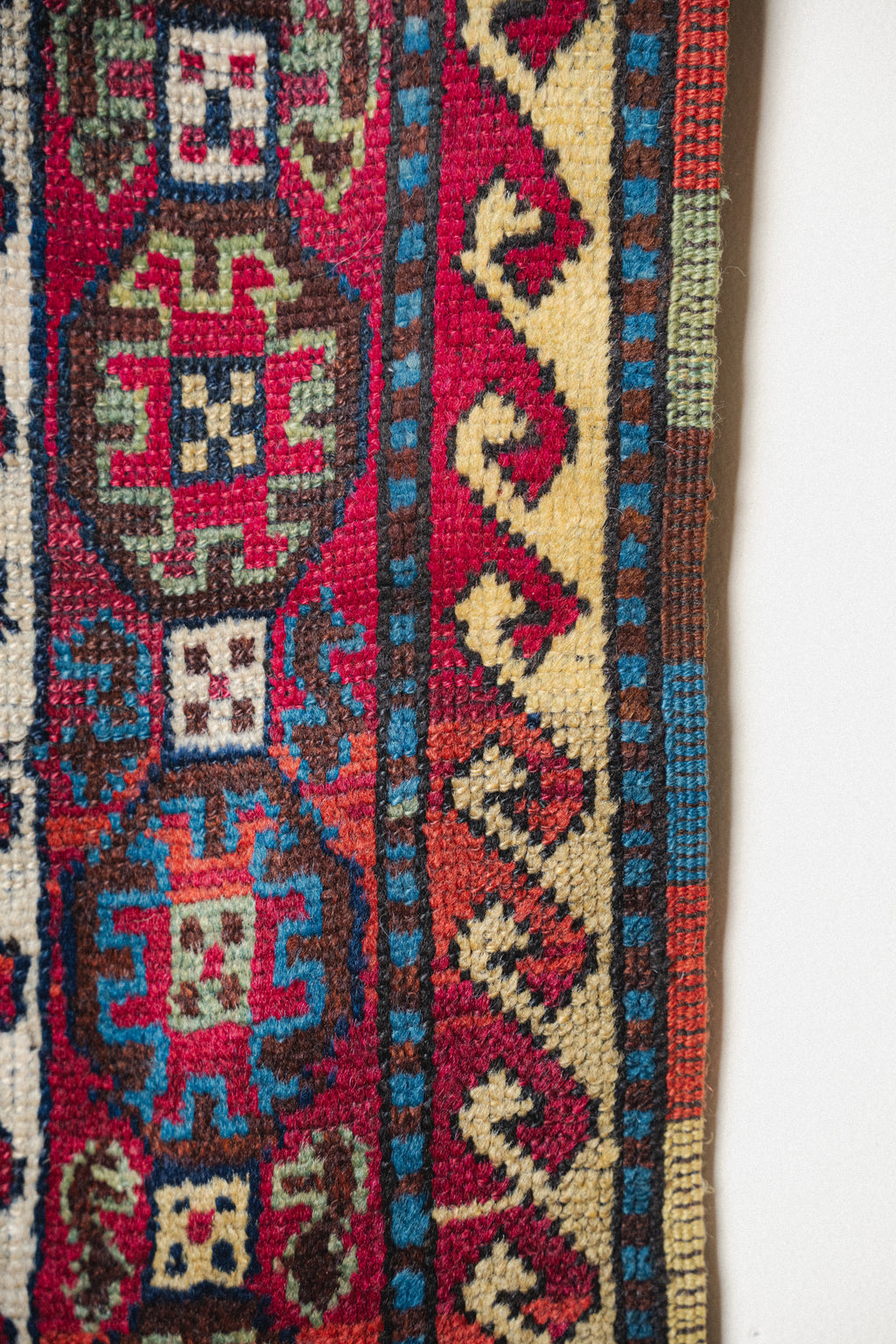 Antique Kurdish Rug, 3'9" x 5'7" - view 4