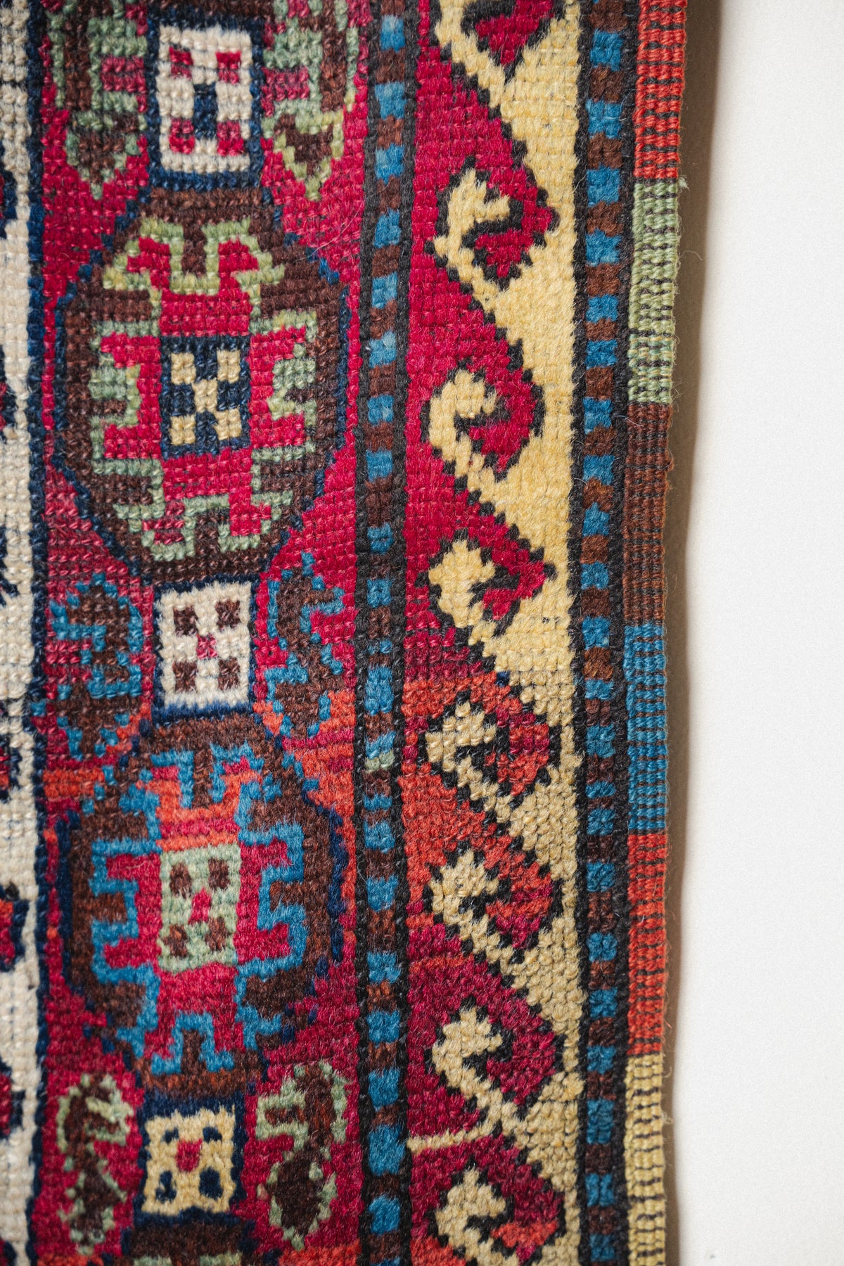 Antique Kurdish Rug, 3'9" x 5'7" - view 4