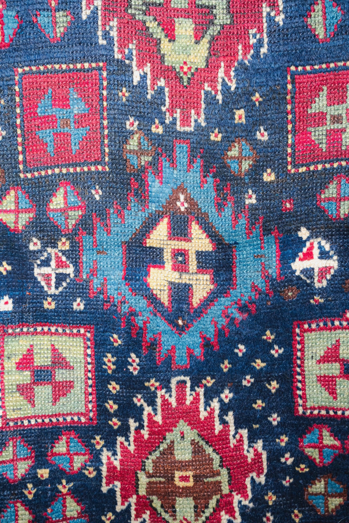 Antique Kurdish Rug, 3'9" x 5'7" - view 3