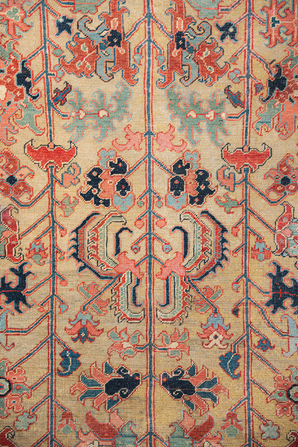 Antique Serapi Rug, 4'8" x 6' - view 3