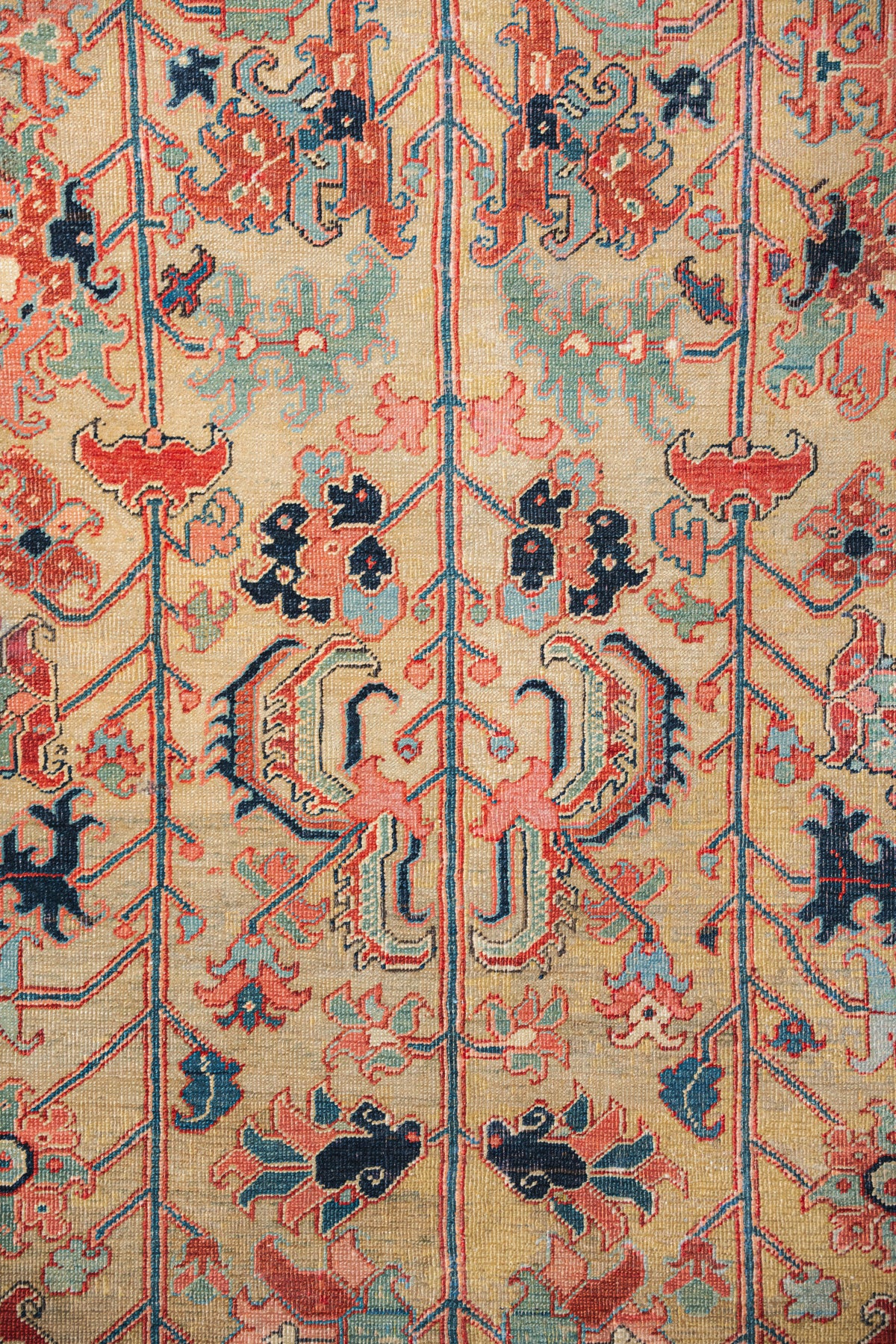 Antique Serapi Rug, 4'8" x 6' - view 3