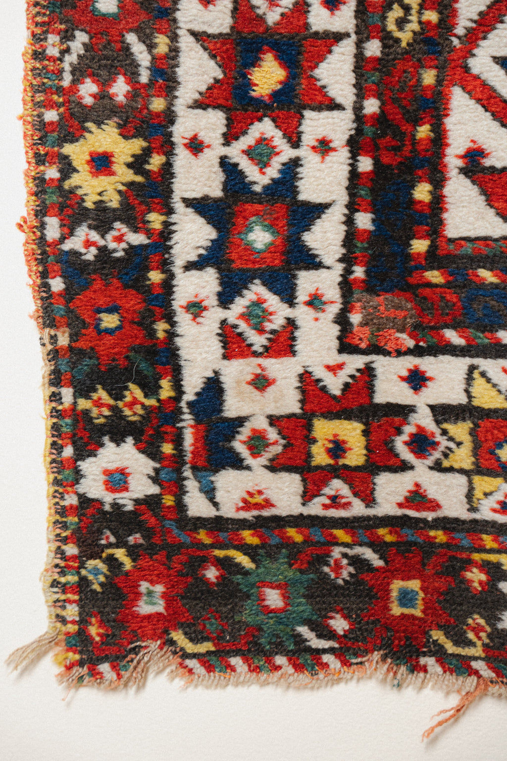 Antique Kazak Rug, 4'5" x 5'7" - view 2