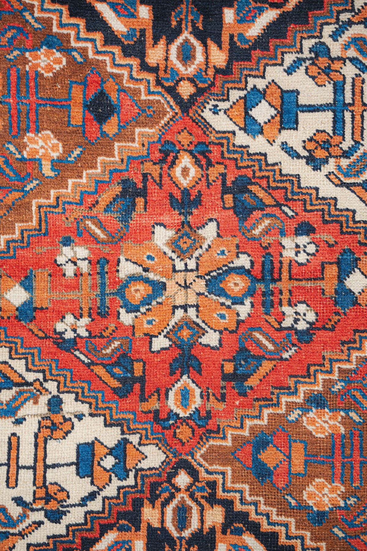 Antique Afshar Rug, 3'9" x 5'10" - view 3
