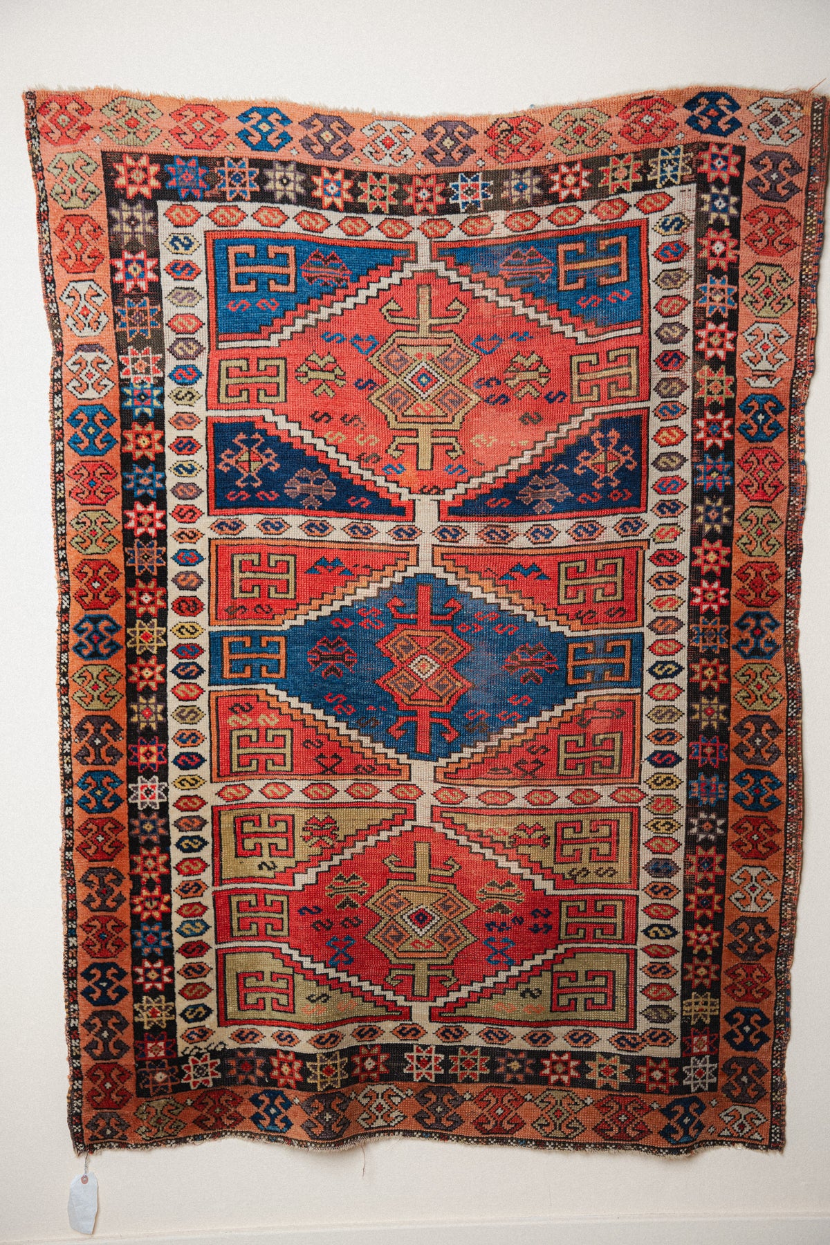 Antique Yuruk Rug, 4'11" x 5'11" - view 1
