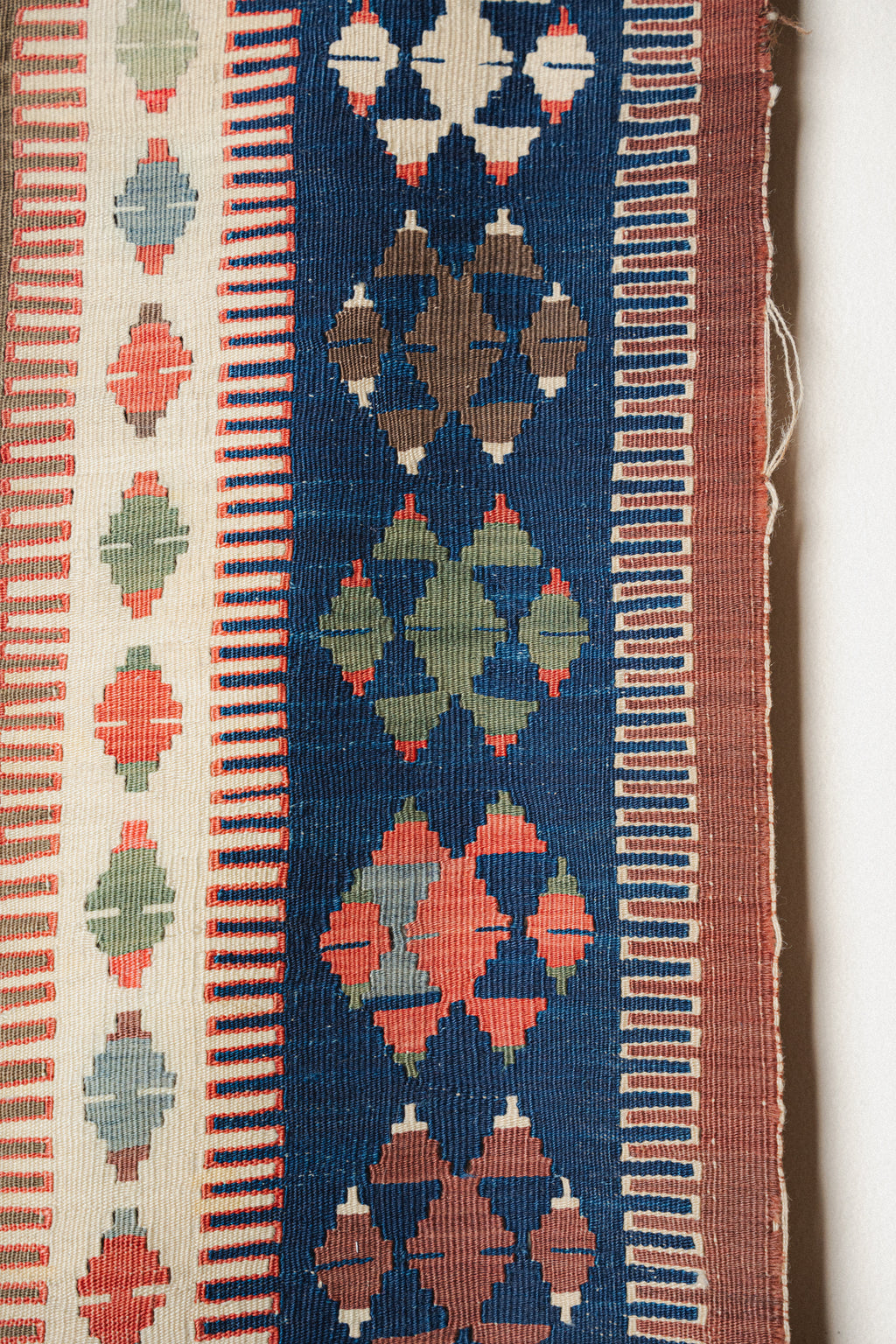 Antique Obruk Prayer Kilim, 3'9" x 5'2" - view 4