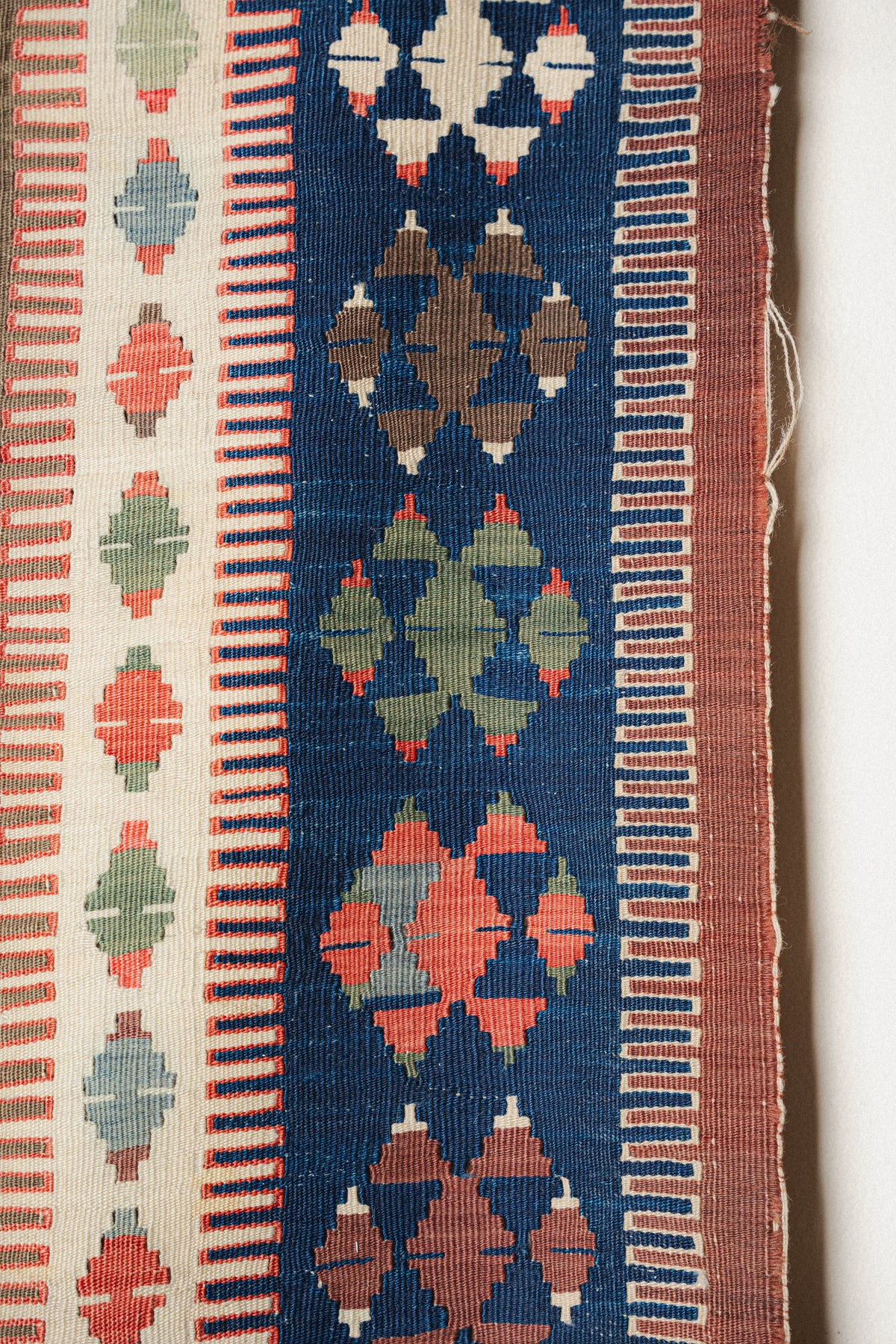 Antique Obruk Prayer Kilim, 3'9" x 5'2" - view 4