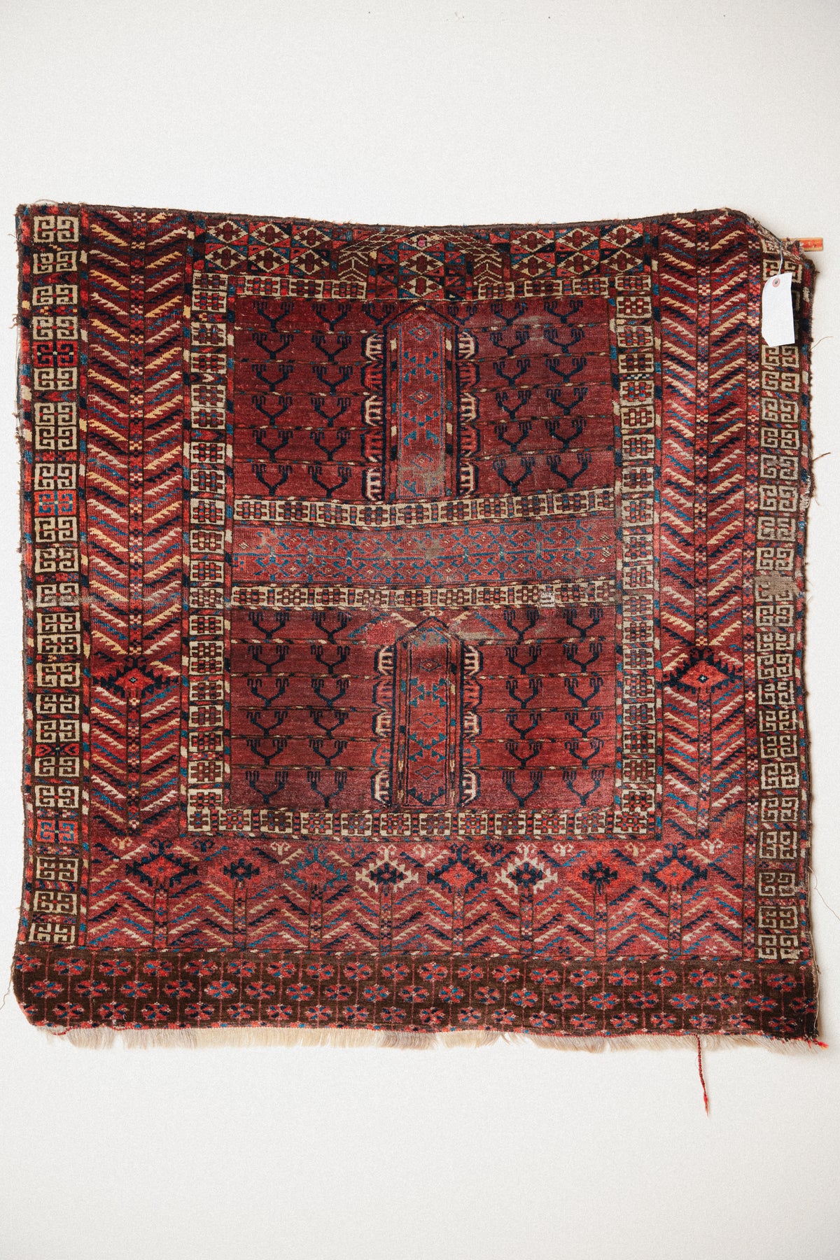 Antique Tekke Ensi, 4'3" x 4'3" - view 1