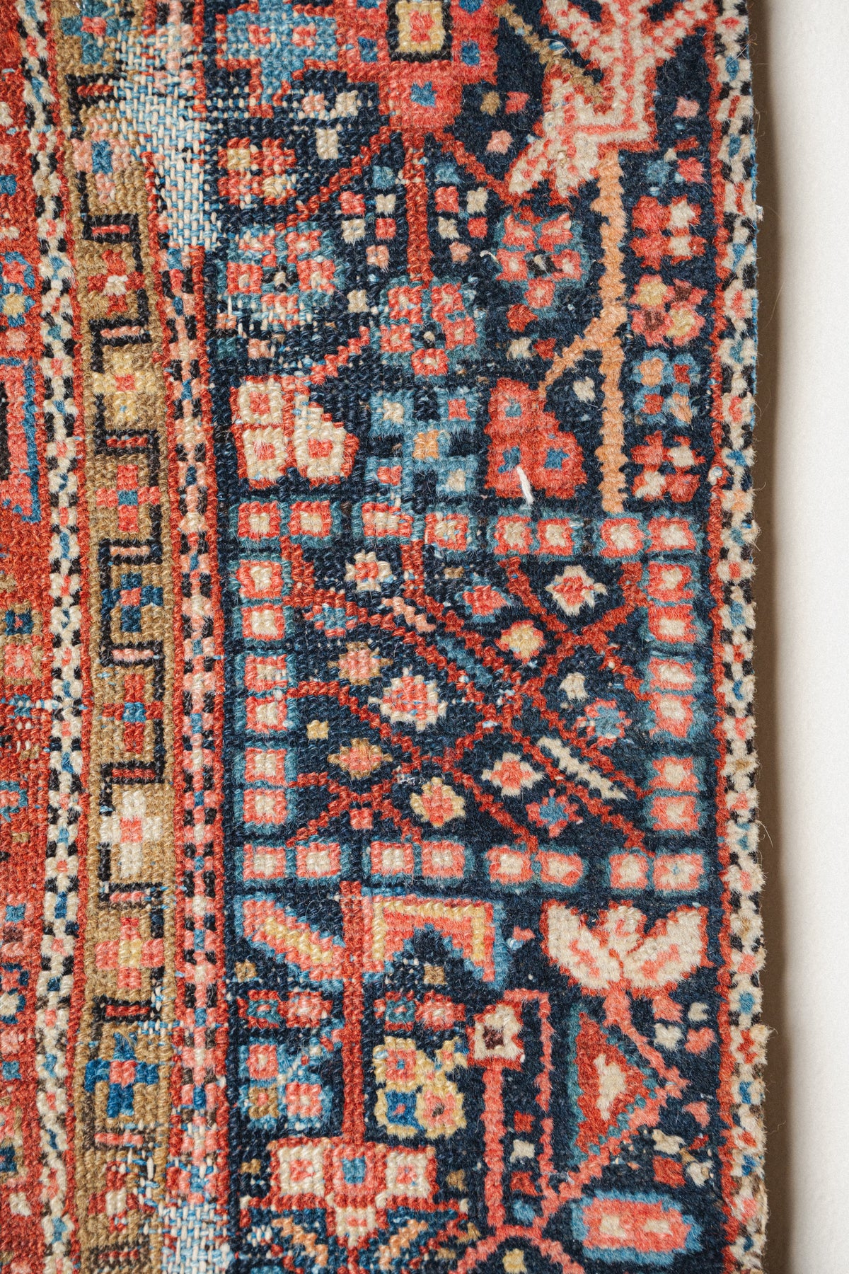 Antique Karaje Rug, 4'2" x 5'9" - view 4