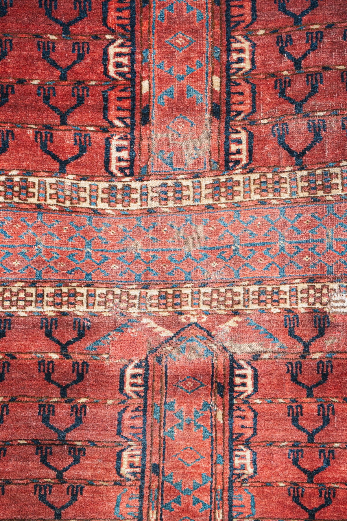 Antique Tekke Ensi, 4'3" x 4'3" - view 2