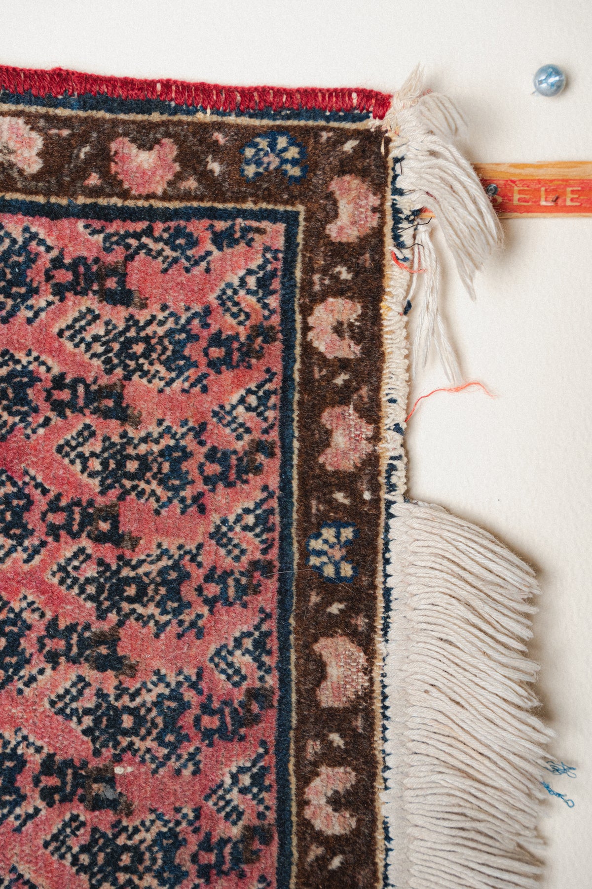 Antique Boteh Mat, 2'5" x 1'10" - view 4