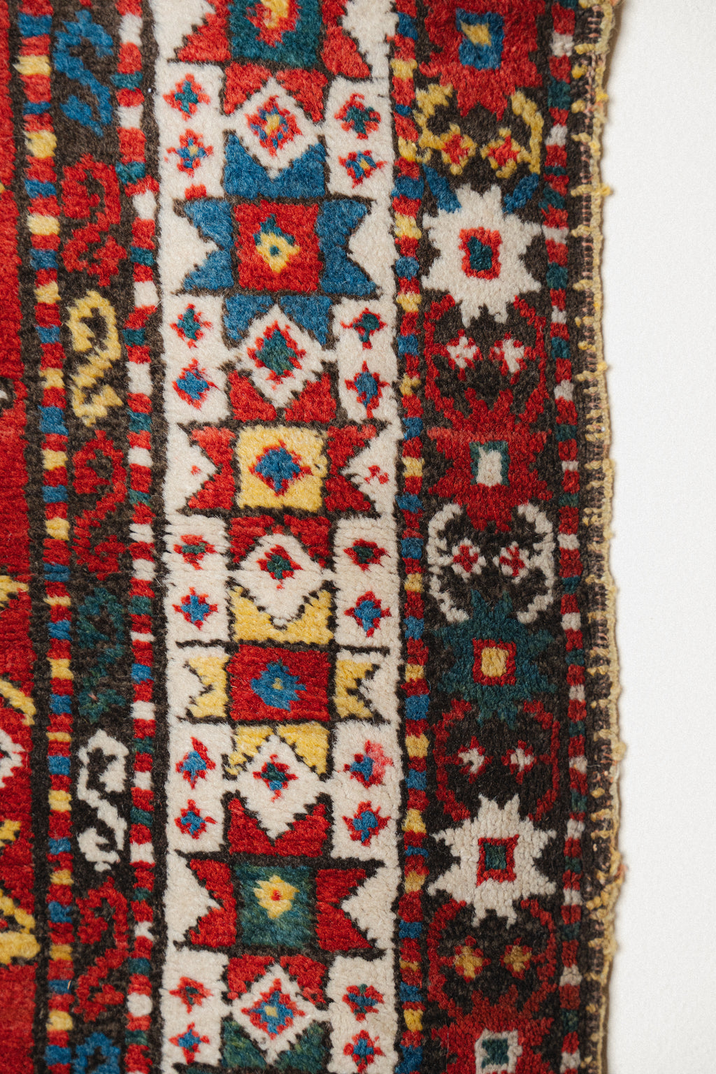 Antique Kazak Rug, 4'5" x 5'7" - view 4
