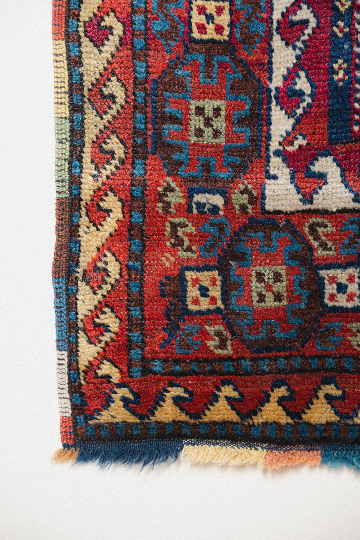 Antique Kurdish Rug, 3'9" x 5'7" - view 2